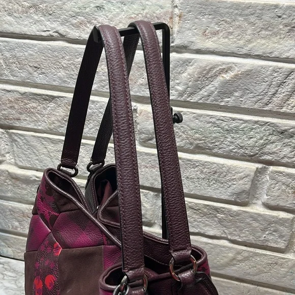 Coach Patchwork Leather Bag Rare - Picture 3 of 16